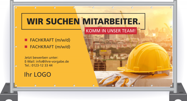 Banner Wir suchen Mitarbeiter