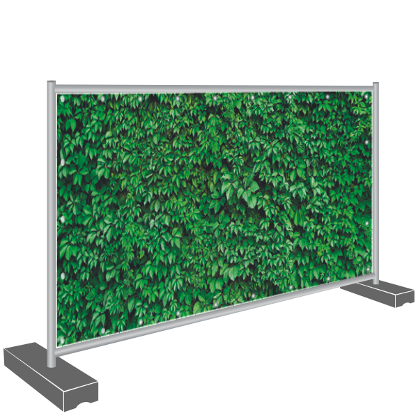 Bauzaunbanner 340x173 Cm Als Sichtschutz Oder Werbung | UV-beständig, Wetterfest Für Garten & Festival