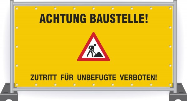 Baustellenbanner-Achtung-Baustelle-mit-Sicherheitszeichen