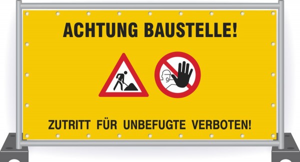 Baustellenbanner-Baustelle-Zutritt-verboten