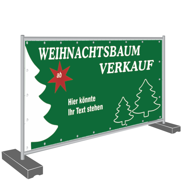 Banner Weihnachtsbaum Verkauf