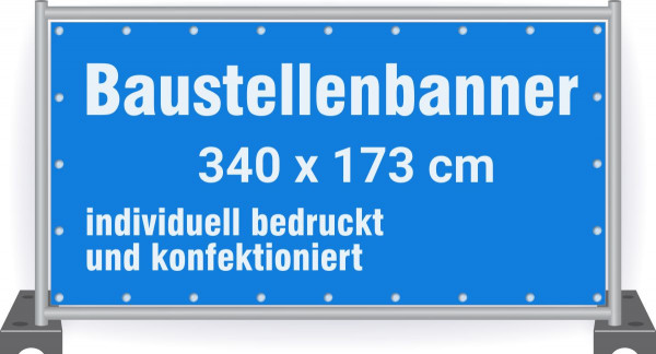 Baustellenbanner drucken